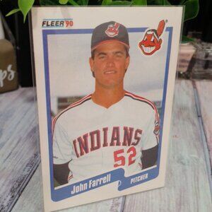 1990 Fleer John Farrell Cleveland Indians